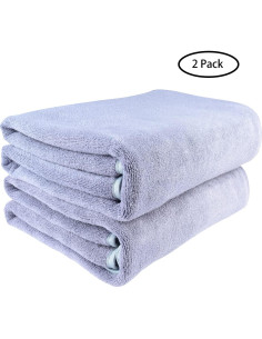 Toallas de Baño Microfibra Mars Wings 76x152 cm 2 Piezas 2