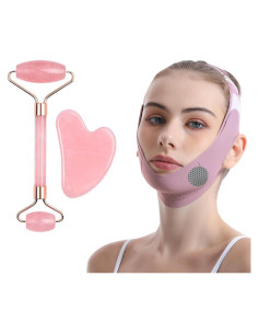 Conjunto de Herramientas de Belleza YMJ - Rodillo y Gua Sha Jade