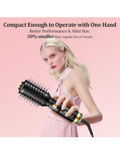 Secador de Pelo Mini ANGILALA SM-6126A Doble Voltaje 25.4cm 2