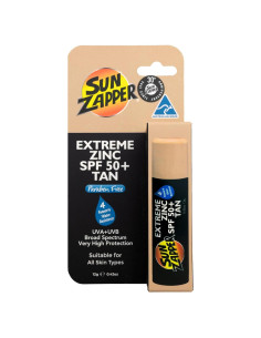 Barra de Bloqueador Solar Mineral Sun Zapper SPF 50+ Tono Medio