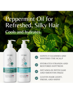 Champú y Acondicionador de Menta Edenika 473 ml - Fortalece y Alivia 2