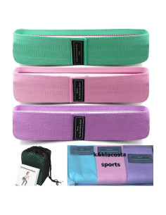 Bandas de Resistencia K&KLACOSTA Set de 3 Niveles Antideslizantes