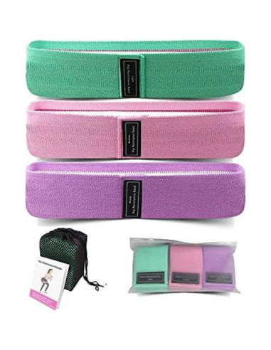 Bandas de Resistencia K&KLACOSTA Set de 3 Niveles Antideslizantes