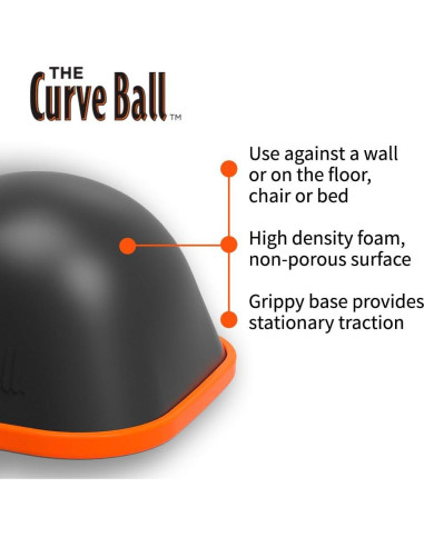 Pelota Curva Tiger Tail - Liberación Muscular Estacionaria 14 cm