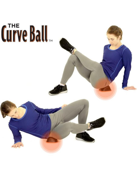 Pelota Curva Tiger Tail - Liberación Muscular Estacionaria 14 cm