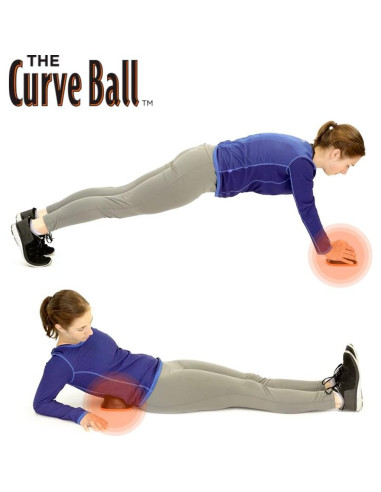 Pelota Curva Tiger Tail - Liberación Muscular Estacionaria 14 cm