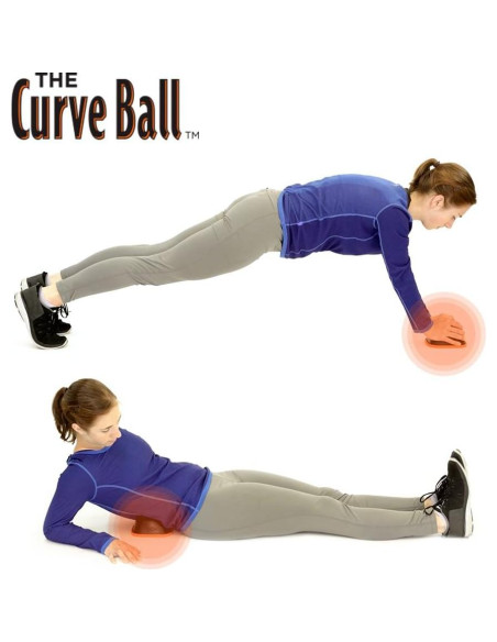 Pelota Curva Tiger Tail - Liberación Muscular Estacionaria 14 cm