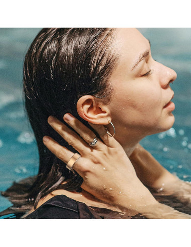 Anillo Inteligente ASHATA Fitness Monitoreo Sueño y Temperatura