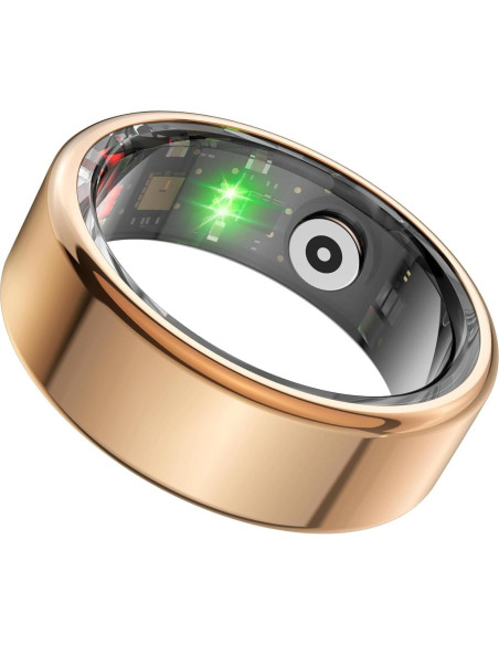 Anillo Inteligente ASHATA Fitness Monitoreo Sueño y Temperatura