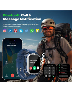 Reloj Inteligente Militar DEMNU Njord Gear Tank S3 680mAh IP69 2