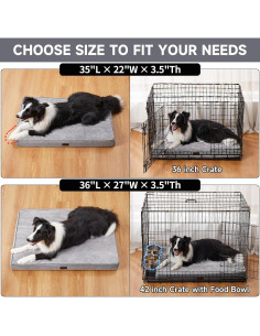 Cama Ortopédica para Perros OhGeni Grande 89x56cm Impermeable 2