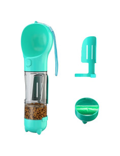 Botella de Agua Portátil para Perros CAVA HEAT LAKE 300ml Azul