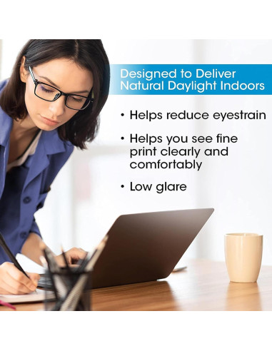 Lámpara de Escritorio LED OttLite con Carga Inalámbrica 3 Modos