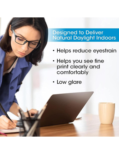 Lámpara de Escritorio LED OttLite con Carga Inalámbrica 3 Modos