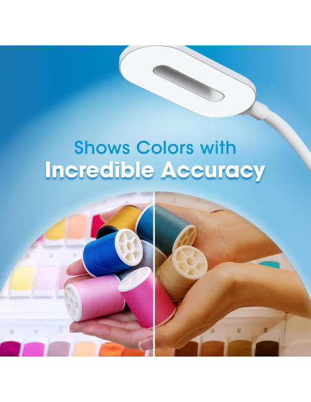 Lámpara de Escritorio LED OttLite con Carga Inalámbrica 3 Modos