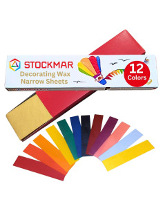 Hojas de Cera de Abeja Stockmar - Caja de 12 Colores 1.5mm