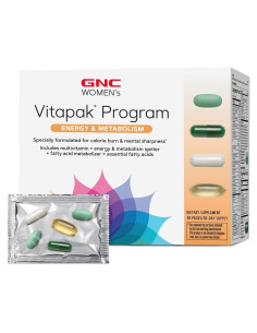 Vitapak GNC Energía y Metabolismo Mujeres 30 Porciones