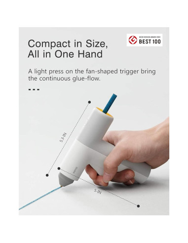Pistola de Pegamento Caliente Inalámbrica HOTO Mini 30s