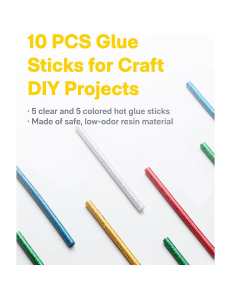 Pistola de Pegamento Caliente Inalámbrica HOTO Mini 30s