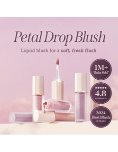 Rubor Líquido Dear Dahlia Petal Drop 3.98 g - Durazno Natural 2