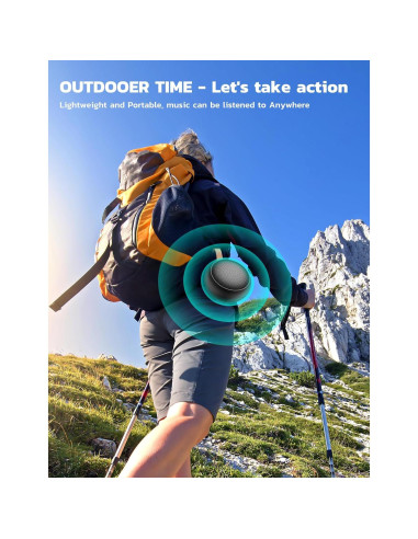 Altavoz Bluetooth Portátil Impermeable IPX7 SumYanHing Negro