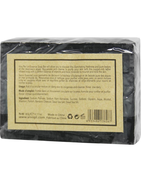 Jabón Facial Vivo Per Lei - Sal del Mar Muerto y Carbón - 270g Jabón Facial Vivo Per Lei - Sal del Mar Muerto y Carbón - 270g