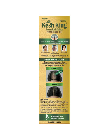 Aceite Capilar Ayurvédico Kesh King 300ml - Crecimiento y Fortalecimiento