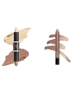 Paquete Contorno e Iluminador Wet n Wild MegaGlo + Sombra