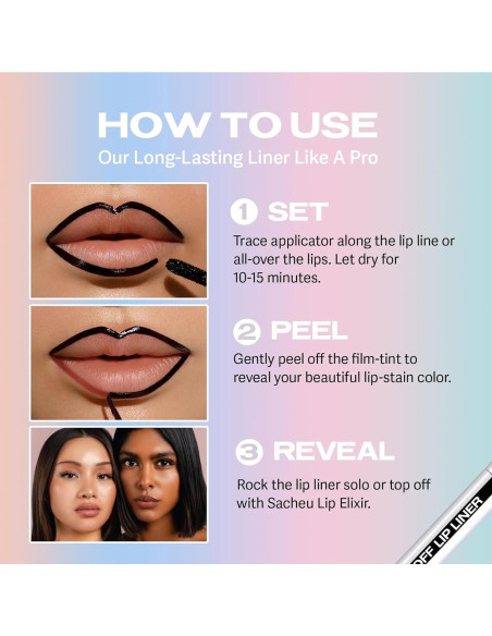 Tinte de Labios Peel-Off Mate JIMYAUQIN Marrón Oscuro 3.54 ml