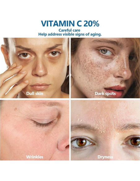 Suero Facial Vitamina C 20% Dmsky con Ácido Hialurónico 181g Suero Facial Vitamina C 20% Dmsky con Ácido Hialurónico 181g