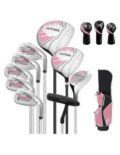 Juego de Golf Completo XDriveMax 10 Piezas Rosa