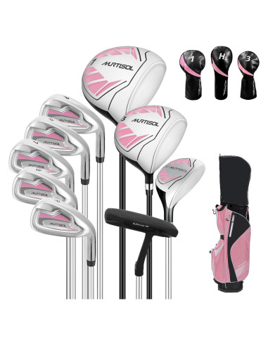 Juego de Golf Completo XDriveMax 10 Piezas Rosa