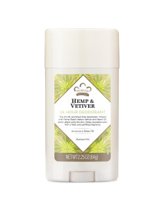 Desodorante Natural Nubian Heritage 63.5 g - Sin Aluminio, Vetiver