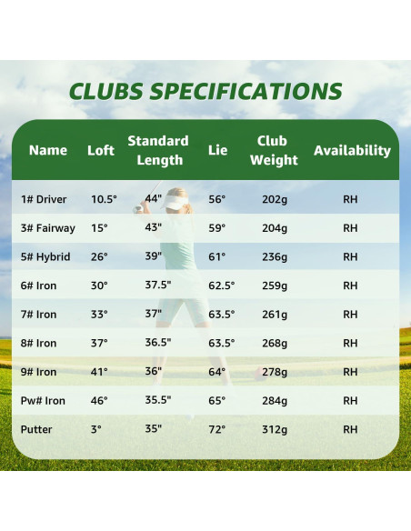 Juego de Golf Completo XDriveMax 10 Piezas Rosa