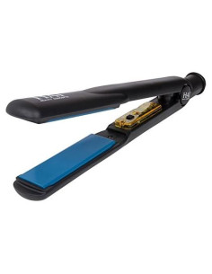 Plancha de Cerámica HAI C-001C Azul Clásico 2 en 1 con 5 Temperaturas