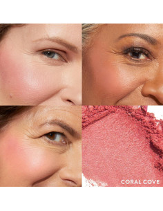 Rubor Horneado Laura Geller Cove Coral 70.9g + Brocha 2
