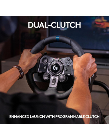 Volante Logitech G923 con Pedales y TRUEFORCE para PS5/PC