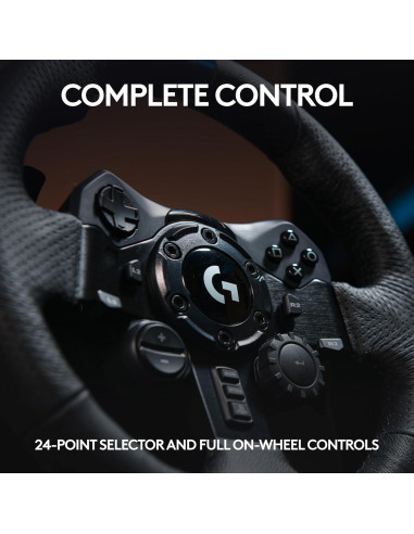 Volante Logitech G923 con Pedales y TRUEFORCE para PS5/PC