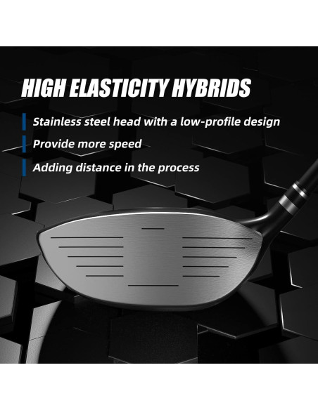 Conjunto de Palos de Golf Jaffick 12 Piezas para Hombre