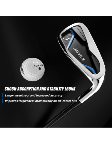 Conjunto de Palos de Golf Jaffick 12 Piezas para Hombre