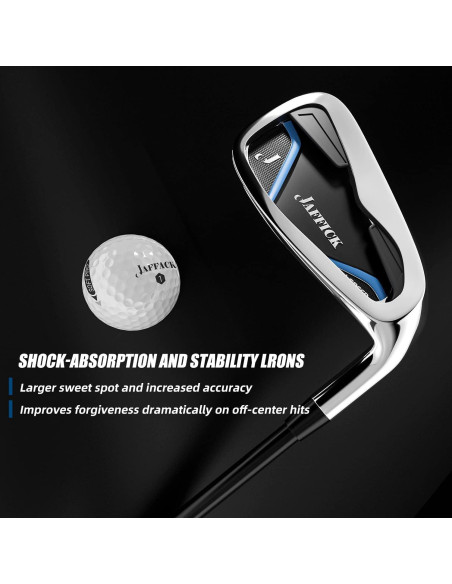 Conjunto de Palos de Golf Jaffick 12 Piezas para Hombre