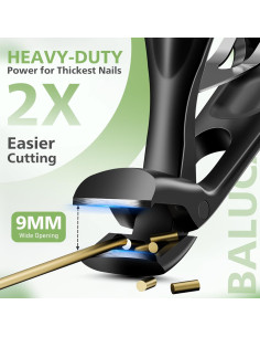 Cortauñas BALUCA Pro Angulado para Uñas Gruesas - Mango Largo 2