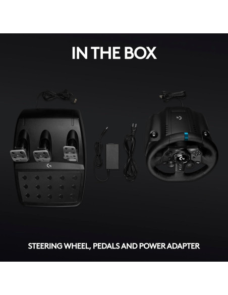 Volante Logitech G923 con Pedales y TRUEFORCE para PS5/PC