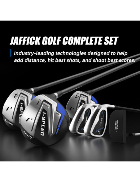 Conjunto de Palos de Golf Jaffick 12 Piezas para Hombre