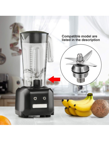 Conjunto de cuchillas de licuadora Frienda 3 piezas compatible Vita-Mix