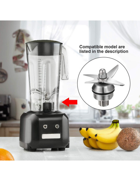 Conjunto de cuchillas de licuadora Frienda 3 piezas compatible Vita-Mix