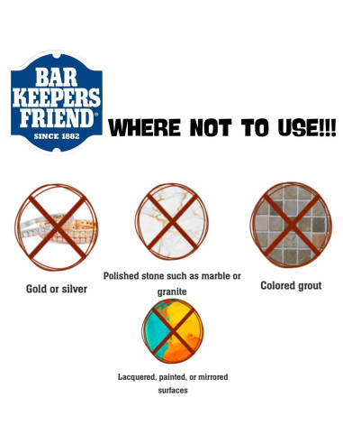 Limpiador Suave Multiusos Bar Keepers Friend 737g + Kit