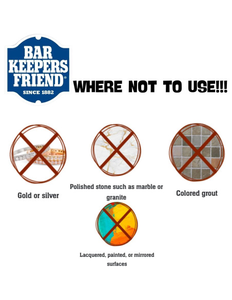 Limpiador Suave Multiusos Bar Keepers Friend 737g + Kit