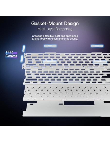 Teclado Mecánico Redragon K673 PRO Inalámbrico RGB 81 Teclas Teclado Mecánico Redragon K673 PRO Inalámbrico RGB 81 Teclas