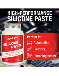 Grasa Dielectrica de Silicona Berkland 226.8g - Impermeable y Versátil 2